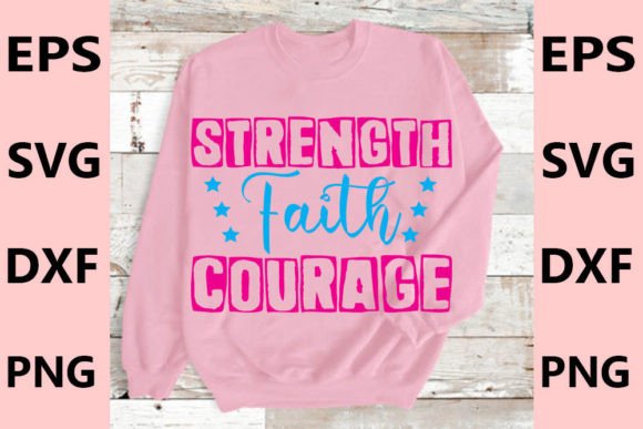 Breast Cancer T-Shirt Design, Strength F Review