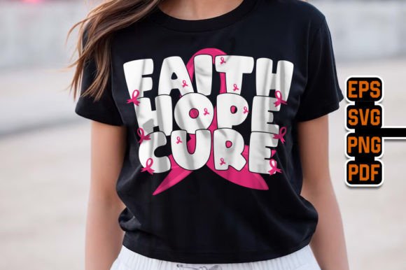 Faith Hope Cure – Breast Cancer T-Shirt Design Review