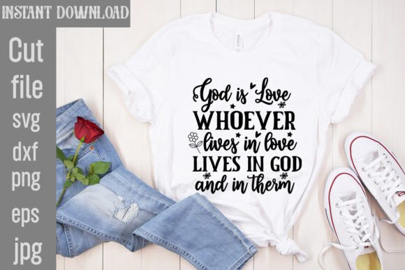 God Is Love Whoever Lives in Love Lives Embroidery Design Review