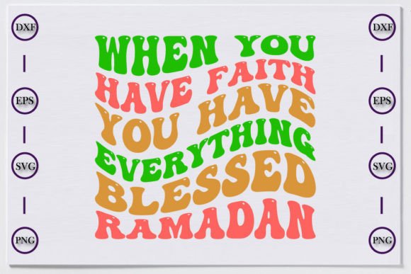 Ramadan Unique Retro T-shirt Design: Faith in Every Stitch