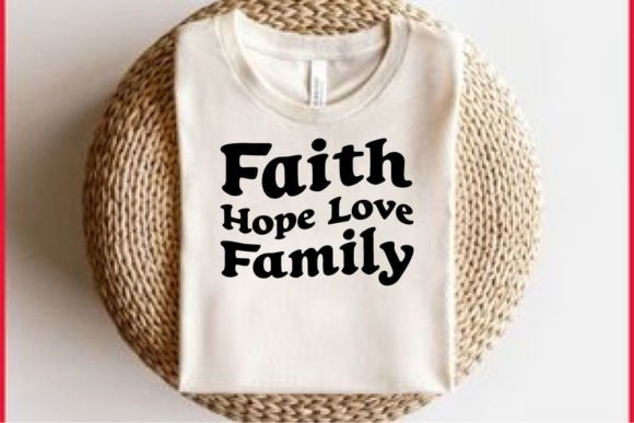 Retro Faith T-Shirt Design: A Timeless Embroidery Pick