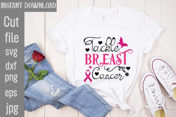 Tackle Breast Cancer SVG Cut File: A Designer’s Perspective